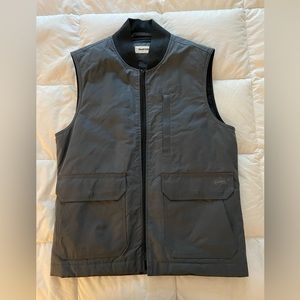 Taylor Stitch NWOT Anchorage Vest waxed cotton charcoal